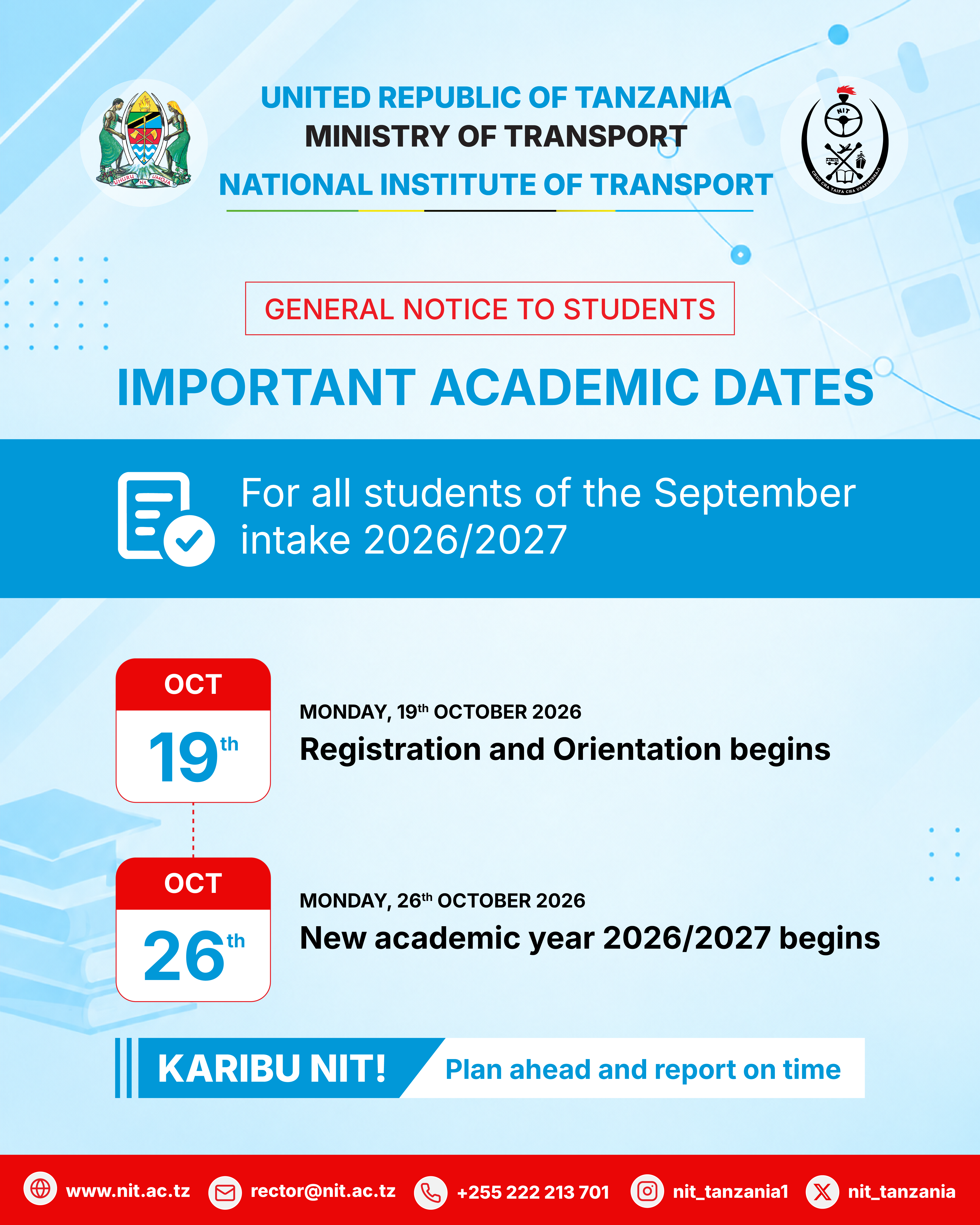 National Institute of Transport - NIT